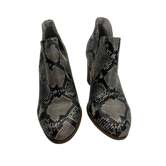 Fergalicious Charley Snake Print Booties, Women's Size 9, Slip On Ankle Boots - Picture 3 of 9